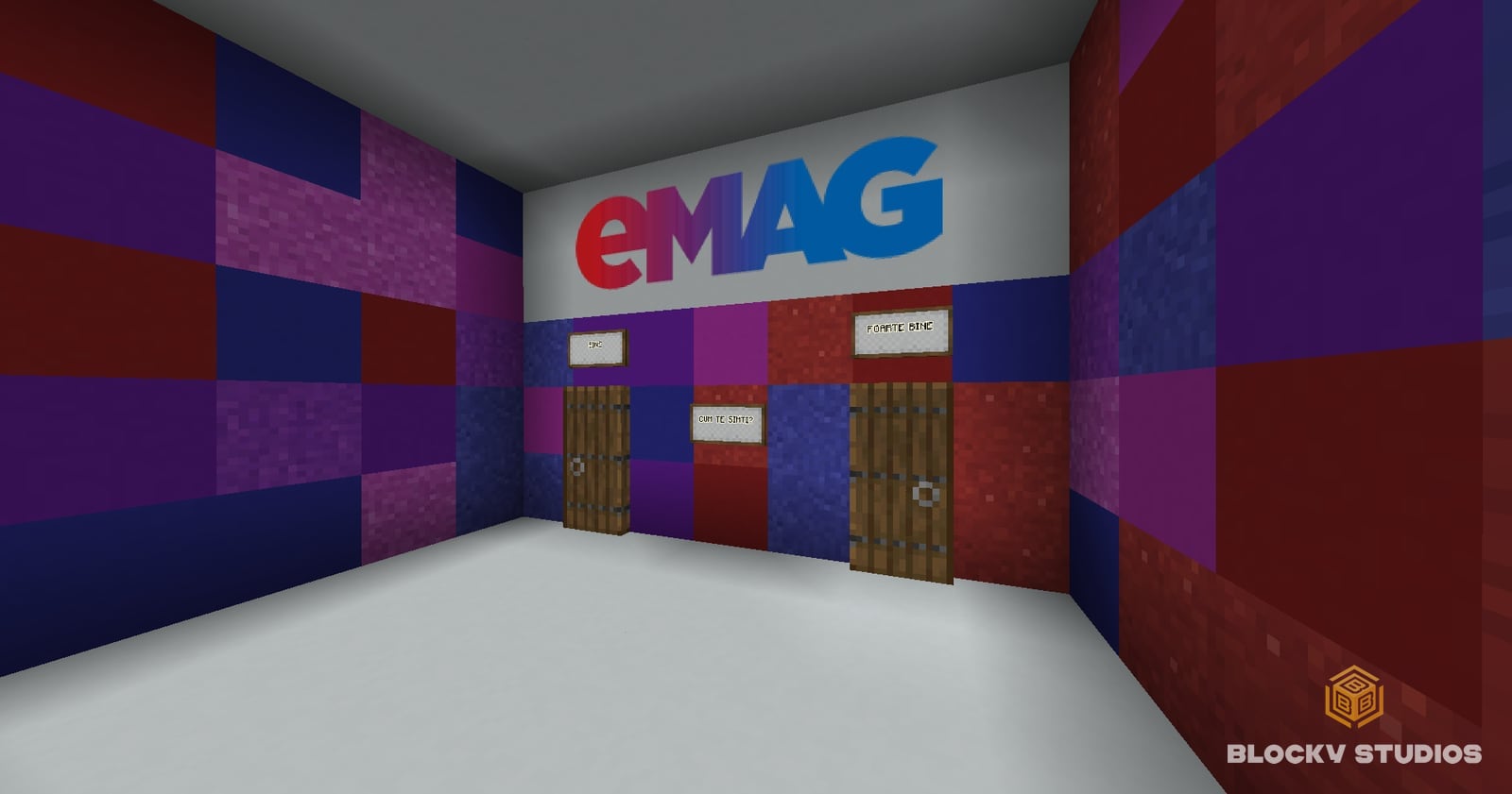 Trivia by eMAG room where every answer is a door